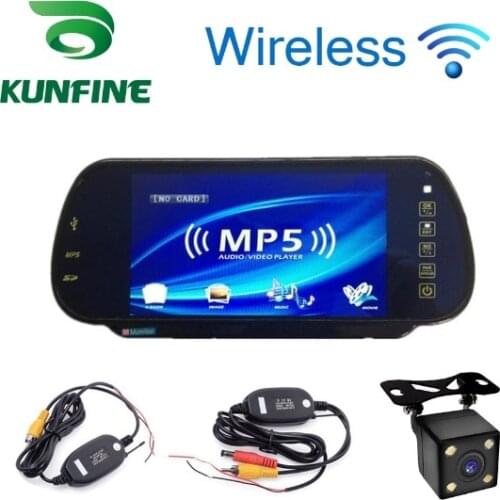 Car Styling 7 Inch TFT LCD Screen Car Rear View Monitor Display Car MP5 Player with Wifi Rearview Reverse Camera Car TV Display