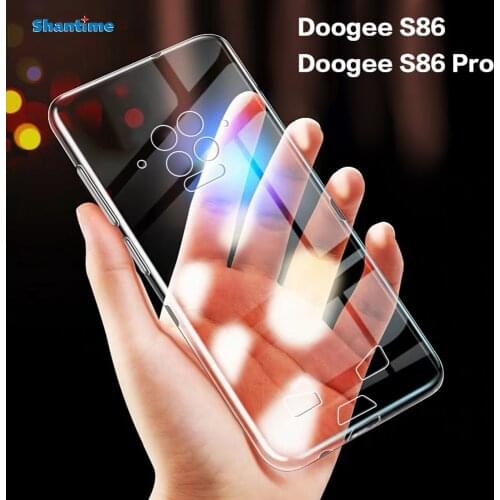 For Doogee S86 Case Ultra Thin Clear Soft TPU Case Cover For Doogee S86 Pro Couqe Funda