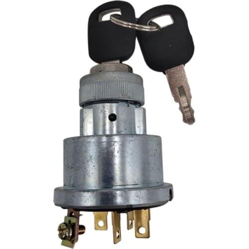 For Caterpillar excavator parts CATE200 320B/D five-wire electric door lock start ignition key switch lock 3E-0156