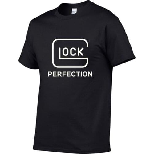 Glock perfection Shooting Sports T shirt Men Outdoor Hunting Jungle Cotton Tshirt Airsoft Hiking Pistol Military Police T-shirt