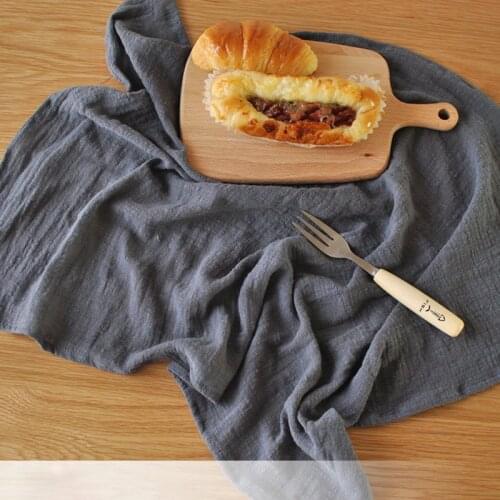 Hot 45*65cm Solid Japanese Style Mat Kitchen Dishcloth Placemats Napkins Tea Towels Napkin Cotton Linen Dessert Table Towels