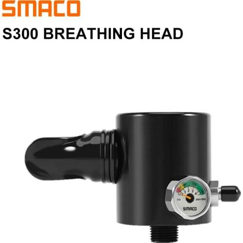 SMACO Mini Scuba Diving Oxygen Cylinder Regulating Valve Breathing Refill Adapter Valve Head Mouth