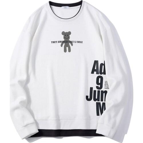 Mens Autumn Spring Casual Hip Hop Sweatshirts Hoodie Streetwear Fashion Harajuku Style Male Sweatshirt 2021 New The Arrival