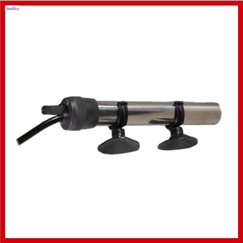 New 18-34C Temperature Adjustable 50W Aquarium Tortoise Fish Tank Water Heater Stainless Steel Heating Bar Gauge