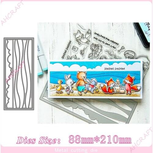 Cloud rectangular frame Metal Cutting Dies for diy Scrapbooking Photo Album Decorative Embossing PaperCard Crafts Die2020