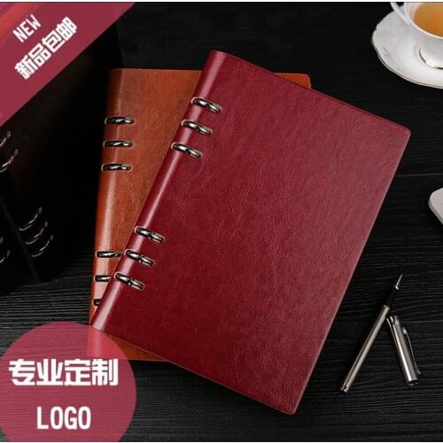 Top Grade Business Leather Notebook Creative Retro Loose-leaf Weekly Planner A4/A5/B5/A6