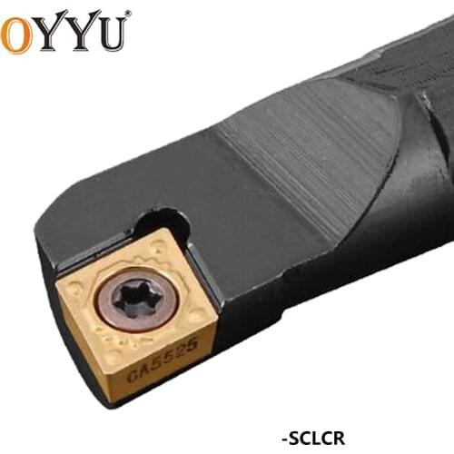 OYYU S06K S07K S08K S12M SCLCR SCLCR09 SCLCR06 Internal Turning Tool Holder CNC Boring Bar Lathe Cutting Tools Carbide Inserts