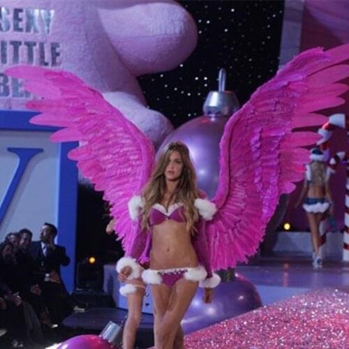 Purplish red Costume Adults large angel feather wings Cosplay photography Halloween Christmas Wedding Festive Party Supplies