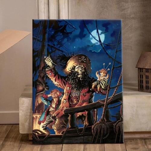 Modern Monkey Island Wall Art Canvas Painting Picture Poster and Print Gallery Home Decor