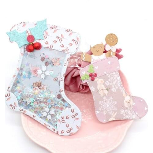 YPP CRAFT Nesting Christmas Stocking Metal Cutting Dies Stencils for Scrapbooking/photo album Decorative Embossing Paper Cards