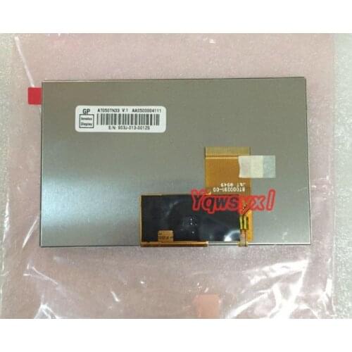 Yqwsyxl New 5inch 40 pin TFT LCD Display AT050TN33 V.1 RGB 480(RGB)x272 with AV driver board Module Kit Monitor for car AV