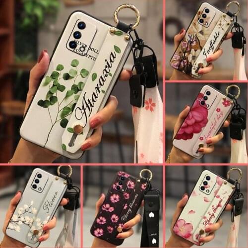 For Woman Phone Holder Phone Case For OPPO A74 4G/F19 Back Cover Durable For Girls Soft Case