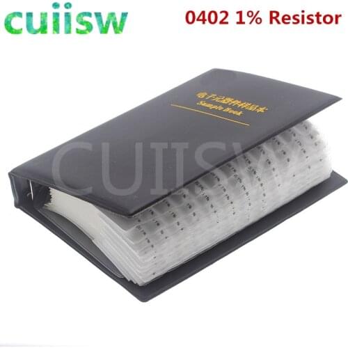 0402 SMD Resistor Sample Book 1% Tolerance 170valuesx50pcs=8500pcs Resistor Kit 0R~10M