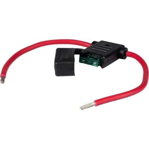 1PC In Line Car Mini Blade Fuse Holder Splash-proof for 12V 40A Fuses Automotive Fuse Holder