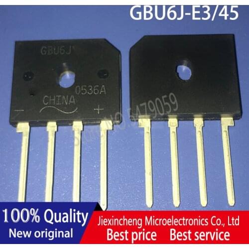 10PCS GBU6J-E3/45 GBU6J SIP4 New original