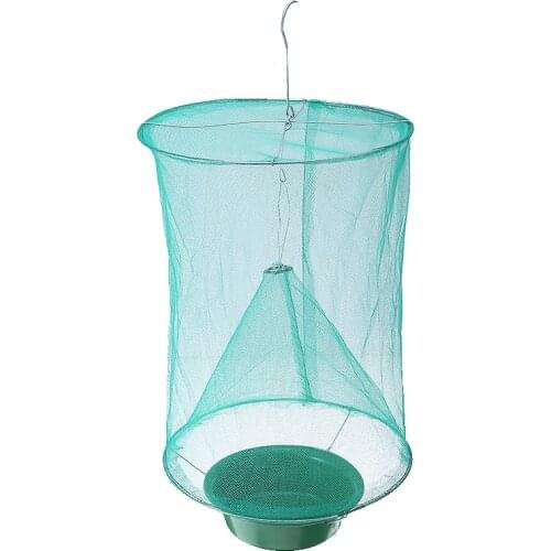 6pcs Ranch Flies Insect Trap Net Cage Home Outdoor Bug Pest Hanging Catcher Fly Bags Flytrap Pest Control 30X50X60CM