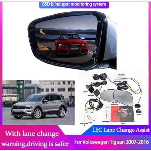 Car BSA BSM BSD for Volkswagen Tiguan 2007-2016 Blind Spot Radar Detection System Driving Warning Safety Radar Alert Mirror