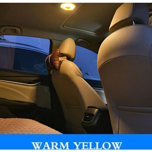 Car USB Rechargeable Car Interior LED Reading Lamp Trunk Cargo Area Light with 4 Lighting Modes