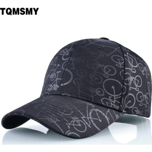 Bicycle pattern snapback caps women baseball cap mans hip hop bone Casual sun visor hats for men Casquette Trucker gorras