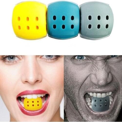 Safe food grade silicone thin face artifact Eco-friendly non-toxic jaw line exercise ball portable simple masseter training
