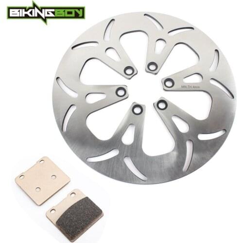 BIKINGBOY Front Brake Disc Rotor Disk Pads Intruder VS 1400 87-04 89 90 93 94 VS 750 GLF GLP 88-91 VS 800 GL 92-04 VS 700 86 87