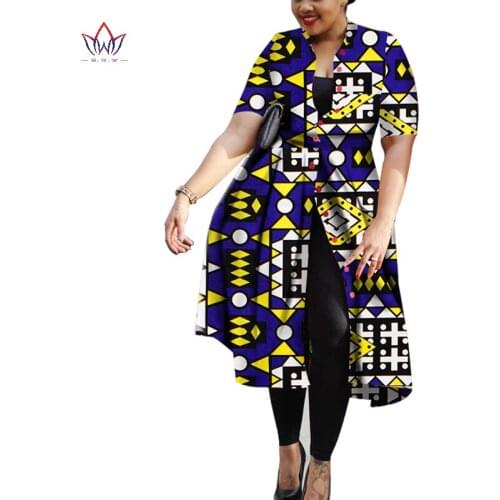 BRW Summer Women Dress Half Sleeve Sexy Dress Long Dress for Women Dashiki African Print Women Clothing XS-6XL WY1087