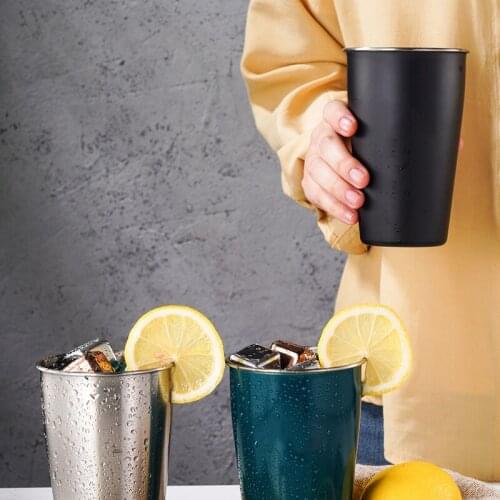 304 Stainless Steel Beer Mug Insulated Durable Hot Water Mug Portable Outdoor Car Cup Home Juice Milk Drinkware