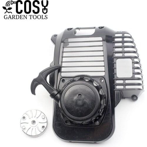 4T Gasoline Engine Cylinder Cover & Recoil Starter for Zongshen S35 4 Stroke Lawn Mower Brush Cutter Grass Trimmer Power Parts