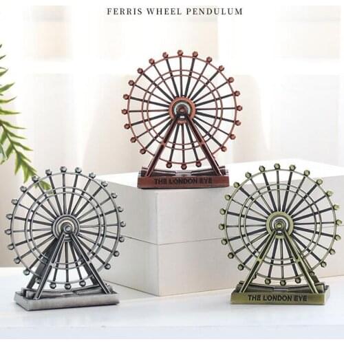 Ferris wheel small ornaments wrought iron rotating model home living room bedroom furnishings European creative decorations
