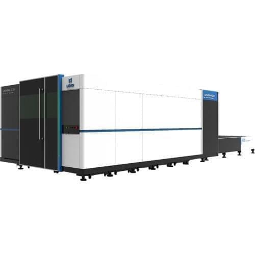 8kw fiber laser cutting machine full cover for aluminum carton stainless