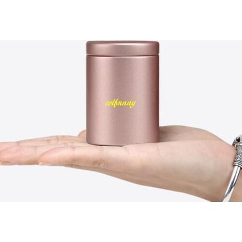 300pcs/lot Wholesale 47x65mm Metal Tea Caddies Small TEA Caddy Tin Storage Boxes Candy Case Organizer Box For Travel