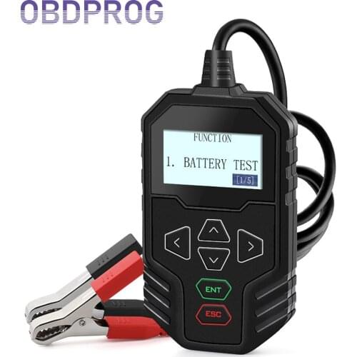 OBDPROG MT300 Car Battery Tester 12V 24V Truck Battery Testator Electrical Loading for Auto Car 24V Truck Car Battery Charger