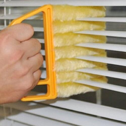 Useful Microfiber Window cleaning brush blind brush air Conditioner Duster cleaner Household Cleaning Tools Access