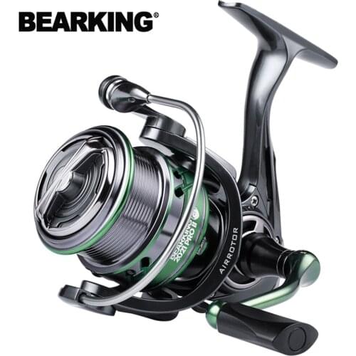 BEARKING Brand Fishing Reel HJ Series 7BB spinning reel Stainless Steel Bearing 6.2:1 Drag System 17lbs Max Power Spinning Wheel