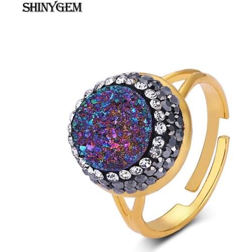 SHINYGEM Wedding Rings