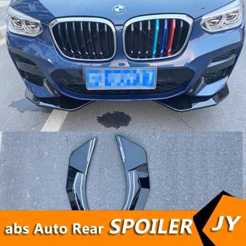 For BMW X3 G01 Body kit spoiler 2018-2020 For BMW X4 G02 ABS Rear lip rear spoiler front Bumper Diffuser Bumpers Protector