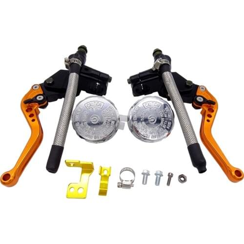 1pair 7/8" 22MM Universal Motorcycle Brake Clutch Levers Master Cylinder for Honda Yamaha Suzuki Kawasaki Motorcycle Accessories