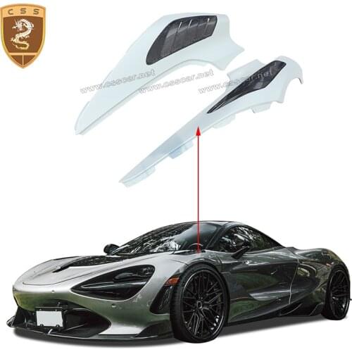 Top Design Fit For Mclaren 720S V Style Half Carbon Fiber Fenders Aero Kits Trim Body Kit Racing 2017