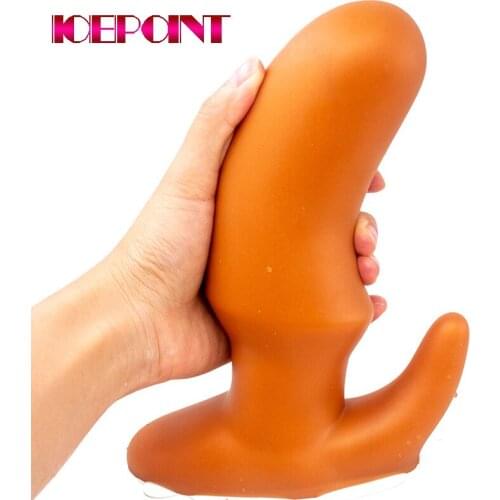 Adult Diary Golden Horn Super Huge Butt Plug Heavy Speculum Anal Sex Toys for Couples Silicone Prostate Massager Anus Stimulator