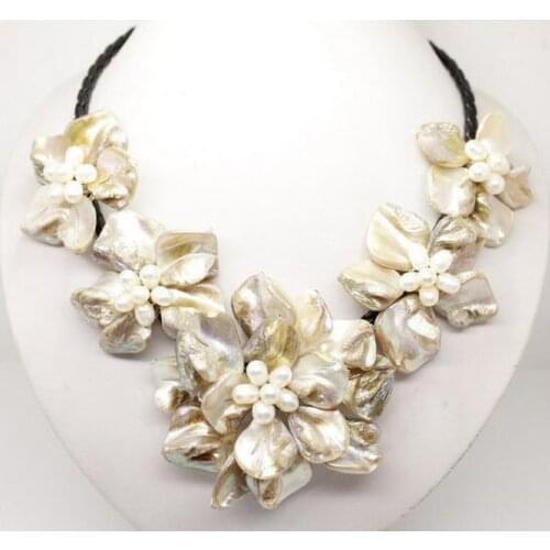 Rare Huge 15-25MM WHITE SOUTH SEA BAROQUE KESHI AKOYA PEARL NECKLACE 18"