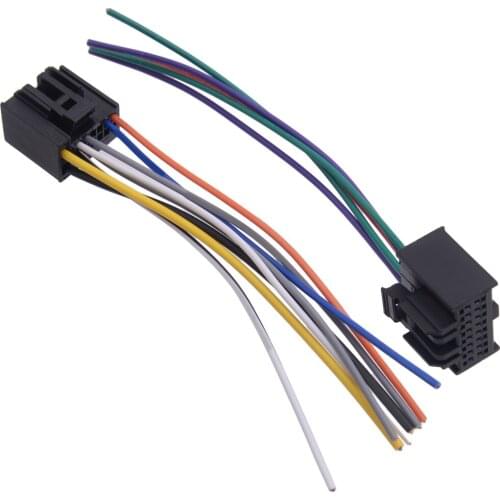 1Set Car Radio Stereo Speaker Wiring Harness Cable Plug Fit For Chevrolet 2005-2009 2010 2011 2012 2013 2014 2015 2016