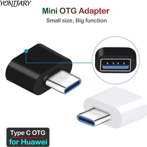 1PCS Universal Usb To Type C Adapter For Android Mobile Mini Type-C Jack Splitter smartphone USB C Connectors OTG Converter
