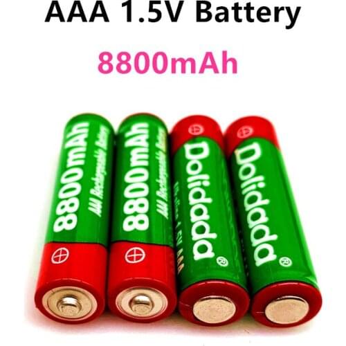 4-20PCS New 1.5V AAA rechargeable battery 8800mAh AAA 1.5V New Alkaline Rechargeable battery for led light toy MP3 long life