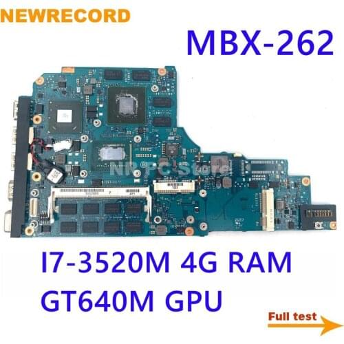A1903801A For SONY vaio SVS151 SVS1512S1C V131 MB MBX-262 Laptop motherboard 1P-0128204-A011 with I7-3520M CPU GT640M GPU HM76