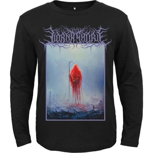 9 Designs American Rock Band Lorna Shore Rocker Men Women Full Long Sleeves Shirt Heavy Metal Black Demon Tee Fitness
