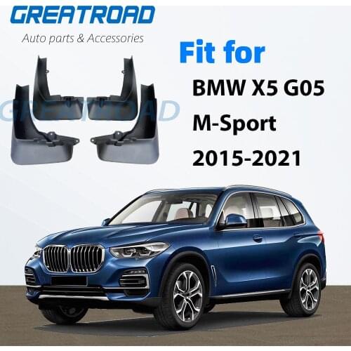 Car Fender Flares Mud Splash Guards Mud Flaps Mudguards Mudflaps for 2015 2016 17 2018 2019 2020 2021 BMW X5 M G05 Without Pedal