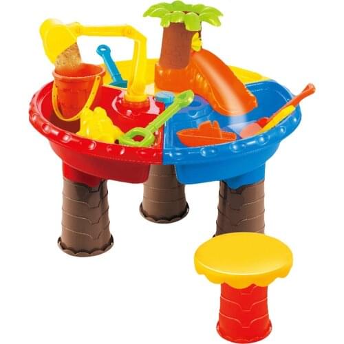 Kids Sand And Water Play Table Garden Sandpit Sandglass Play Set Outdoor Seaside Beach Toy For Children Детские Игрушки L3