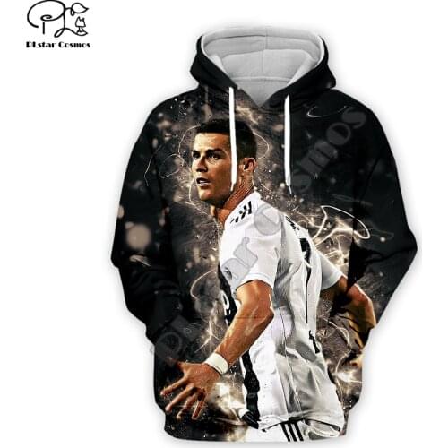 PLstar Cosmos Cristiano Ronaldo Goat Athletes Football Player NewFashion Tracksuit 3DPrint Men/Women Streetwear Funny Hoodies 16