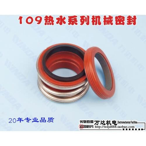 Hot water 109 mechanical seal 109 series silicone resistant to high temperature red silicone full model 130 degree water pump