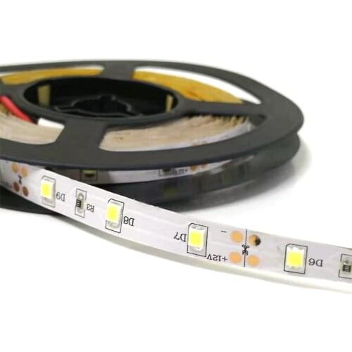 IP65 Waterproof 5M SMD 2835 RGB Red Green Blue LED Strip Flexible Diode Tape 12V LED Ribbon 60LED/M Ledstrip for Home Decoration